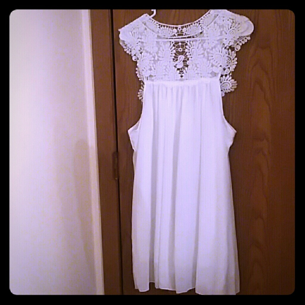 White dress